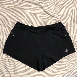 Reebok black athletic shorts, size L